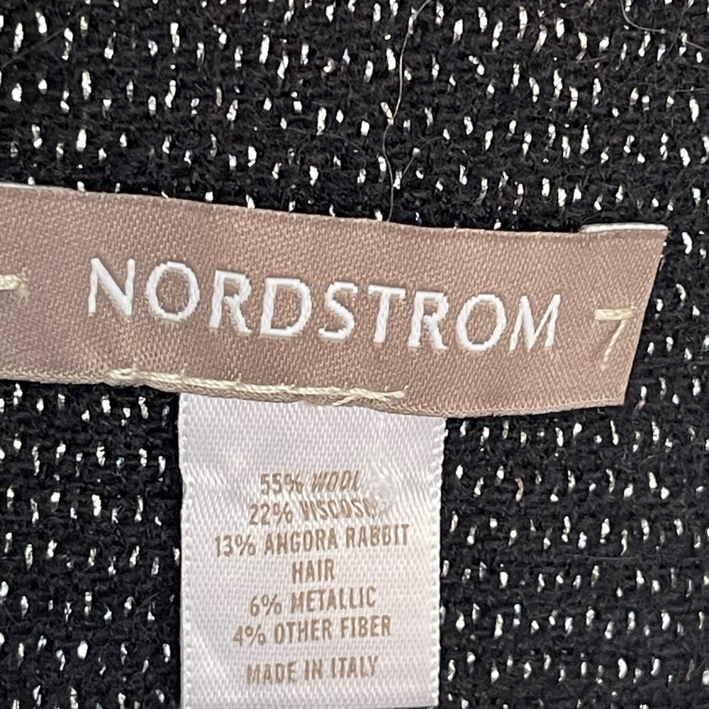 Nordstrom Black and White Textured Fabric